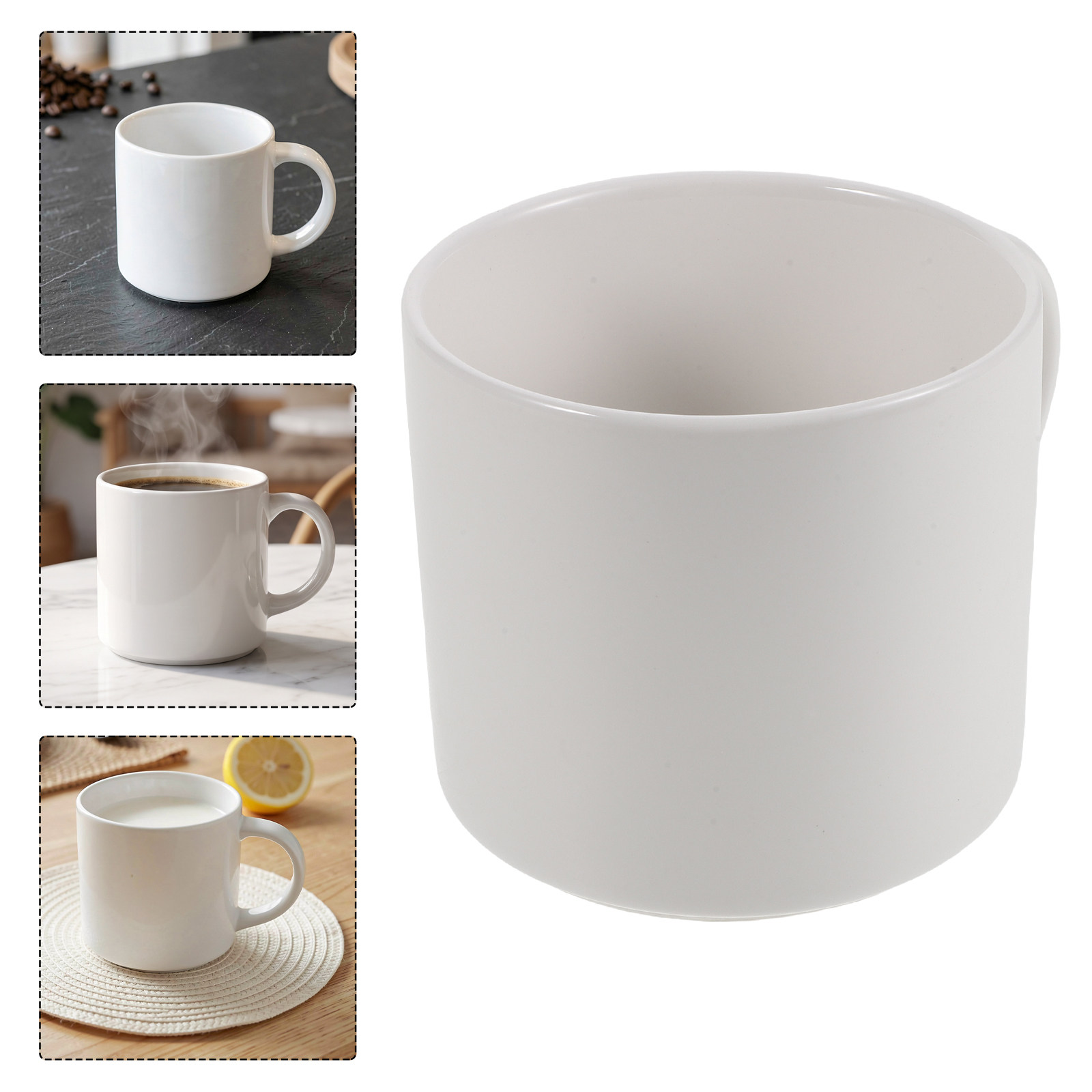 White Ceramic Coffee Mug 15 Oz - Sublimation Mug White review and price