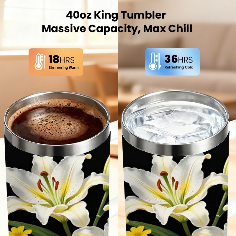 40Oz Stainless Steel Double-Wa - Sublimation Mug White review and price