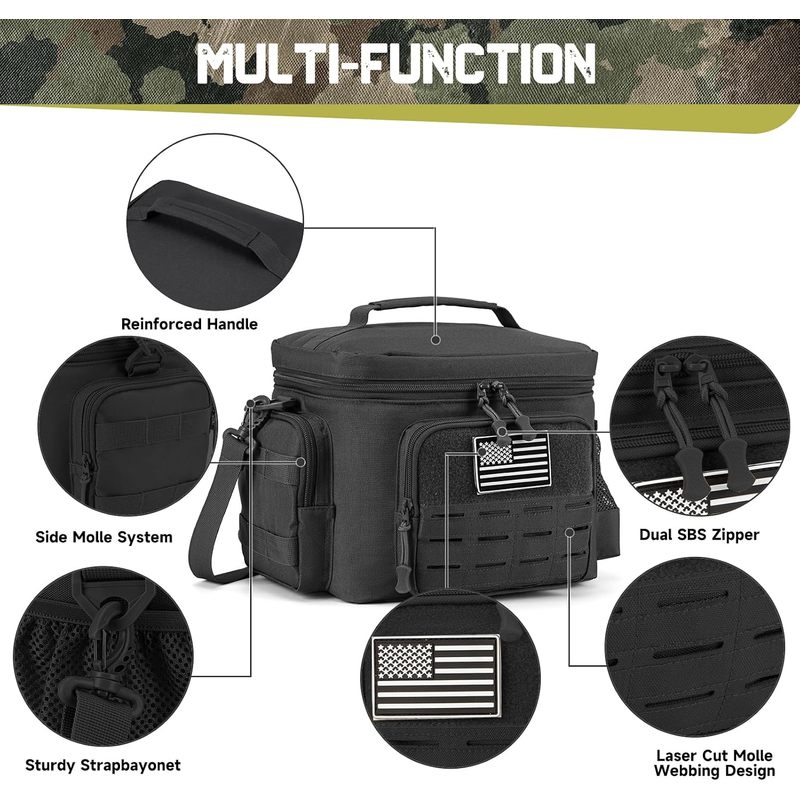 Tactical Style Insulated Lunch - Tote Bag Sublimation review and price