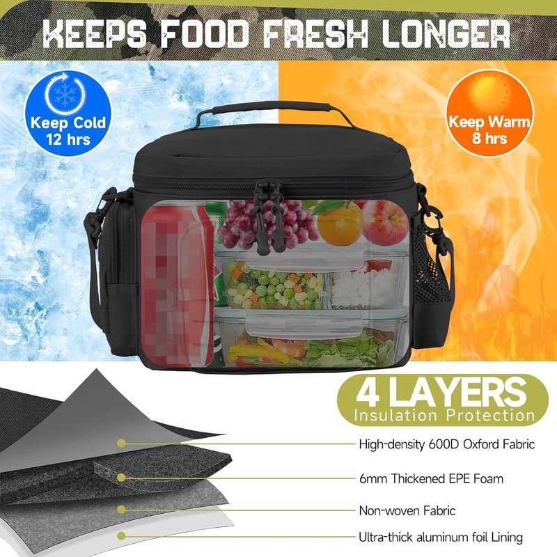 Tactical Style Insulated Lunch - Tote Bag Sublimation review and price