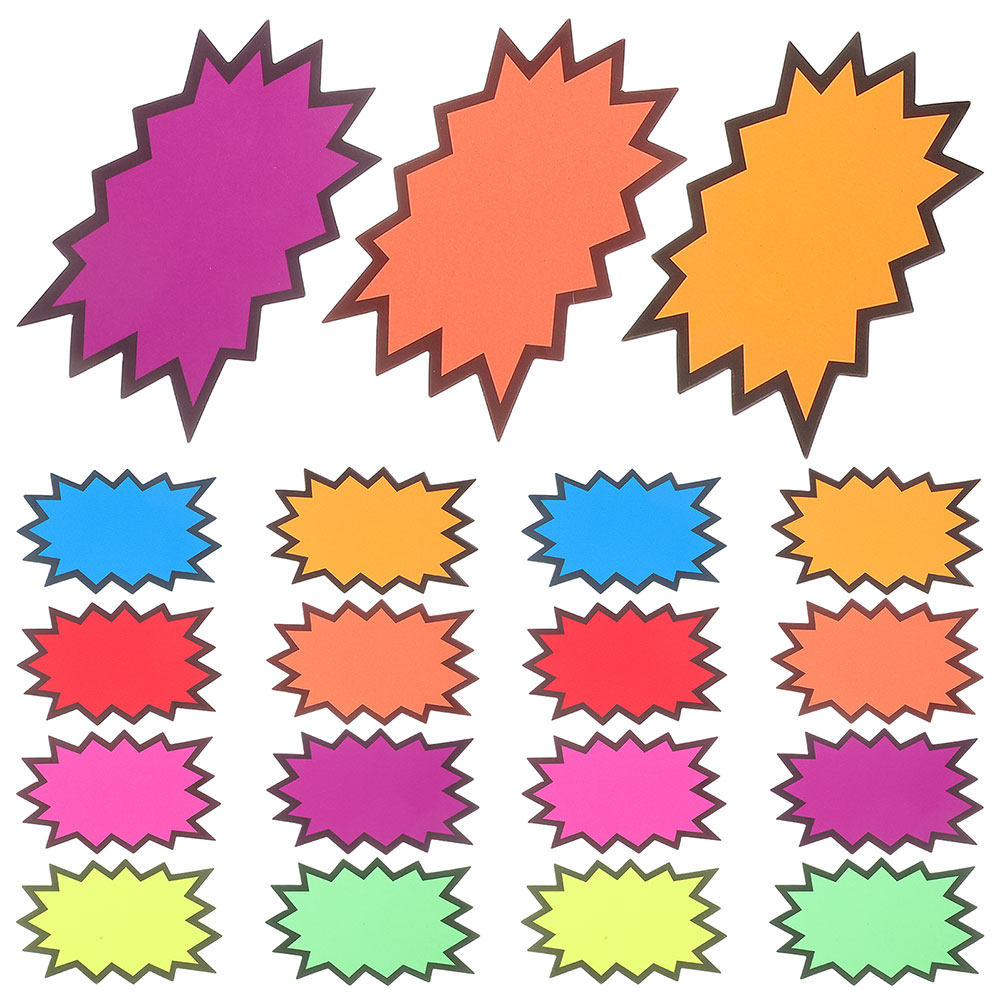 160Pcs Colorful Burst Price Ta - Yard Sign Blank review and price