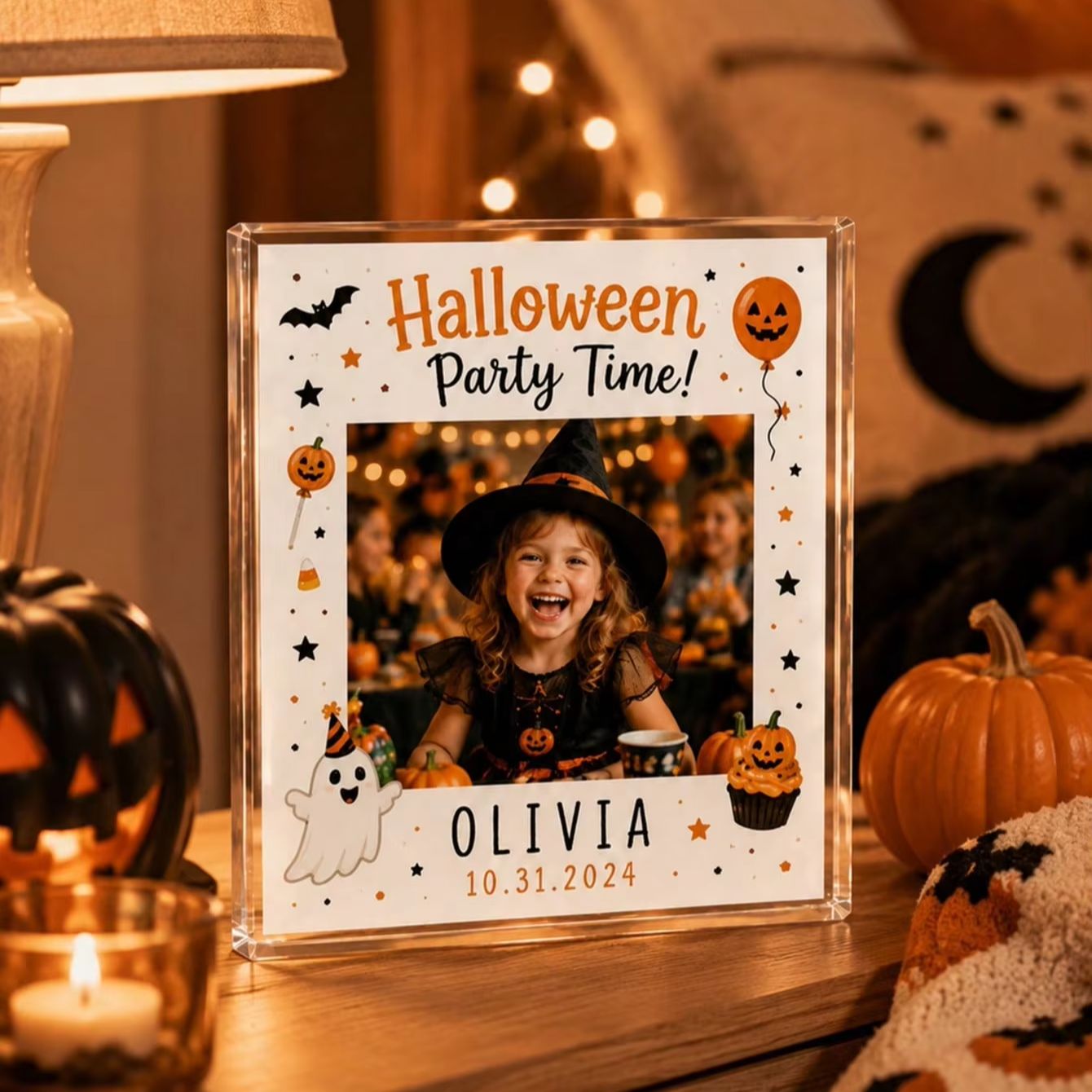 Custom Halloween Acrylic Photo - Photo Acrylic Block review and price