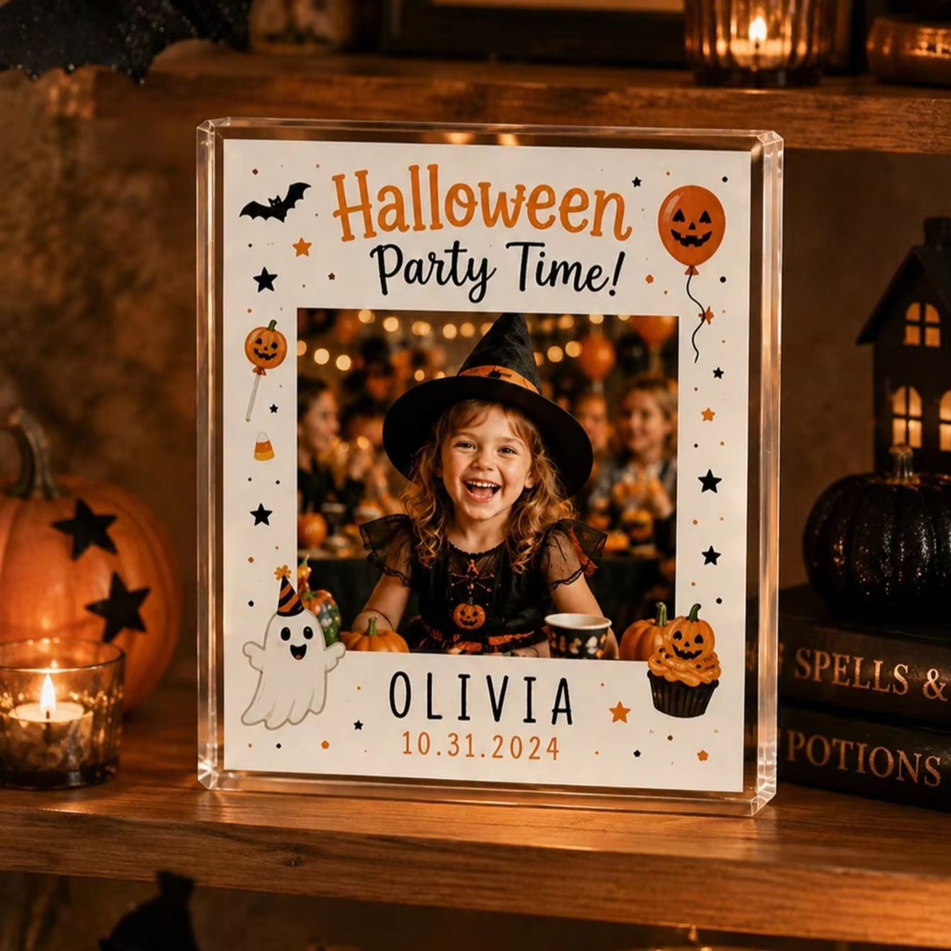 Custom Halloween Acrylic Photo - Photo Acrylic Block review and price