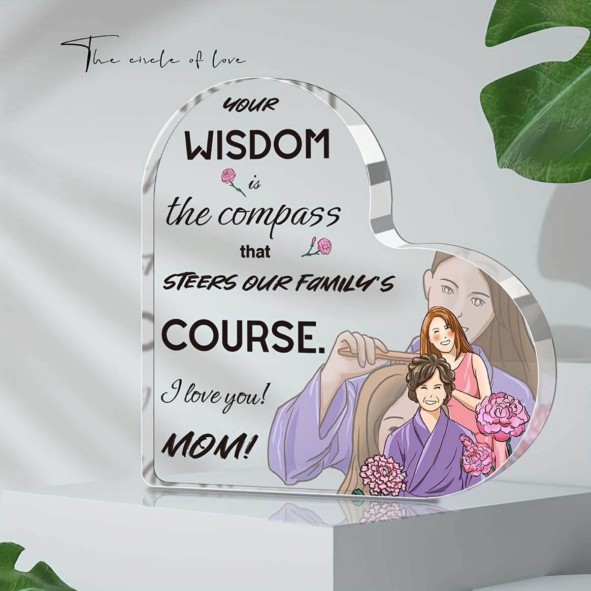 Family Heart Shape Acrylic Pla - Photo Acrylic Block review and price
