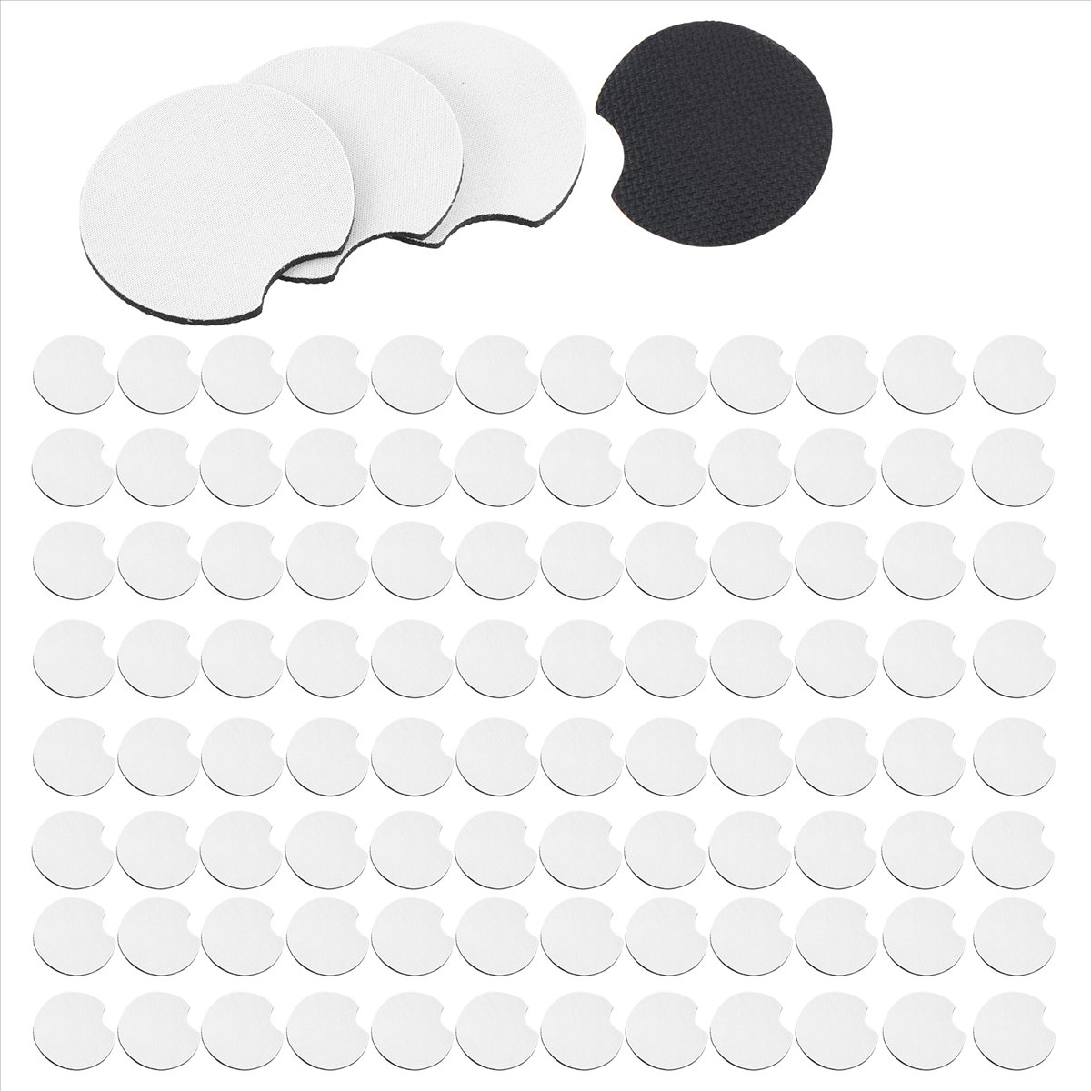 AA83 100 Pcs of Sublimation Bl - Coaster Sublimation Blank review and price
