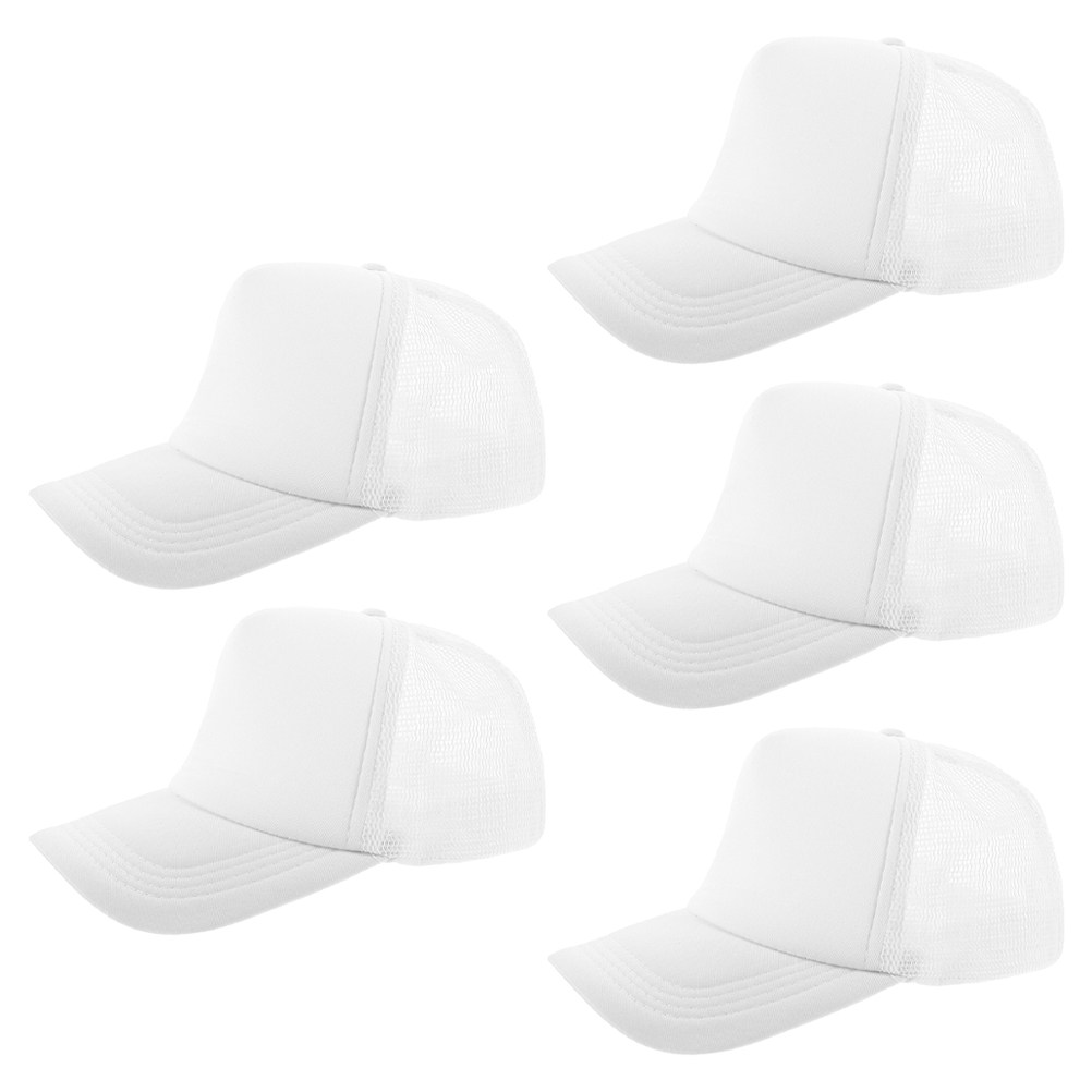 5Pcs Blank Mesh Baseball Cap D - Hat Sublimation Blank review and price
