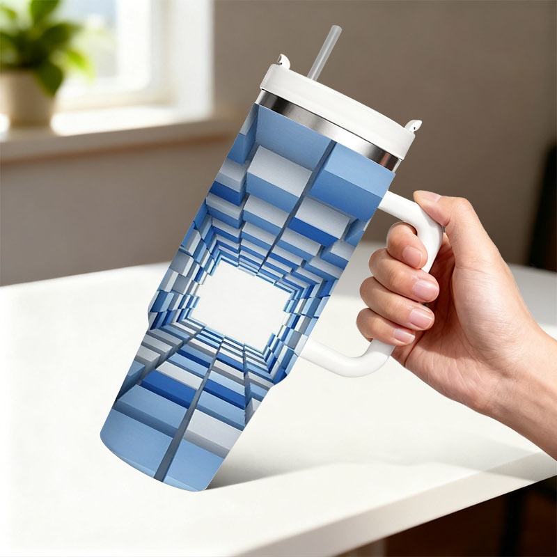 40 Oz Stainless Steel Double W - Sublimation Mug White review and price