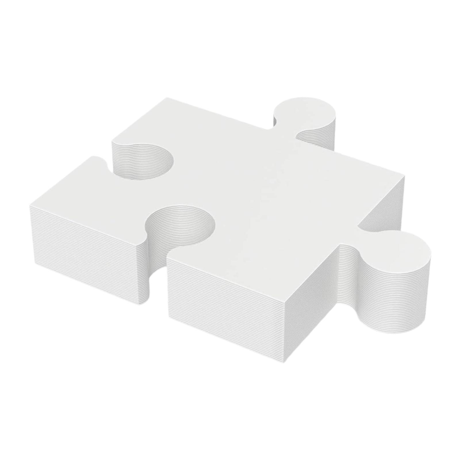 30Pcs Blank Puzzle Pieces Draw - Puzzle Blank White review and price