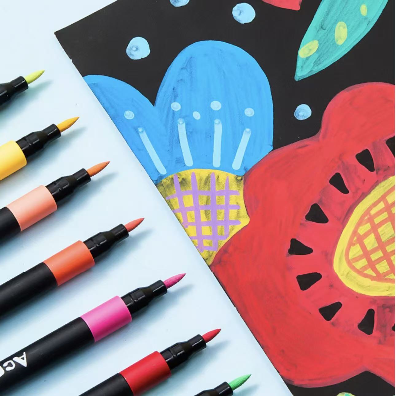 12/24/36pcs Soft Brush Tip Acr - Copic Marker Classic review and price
