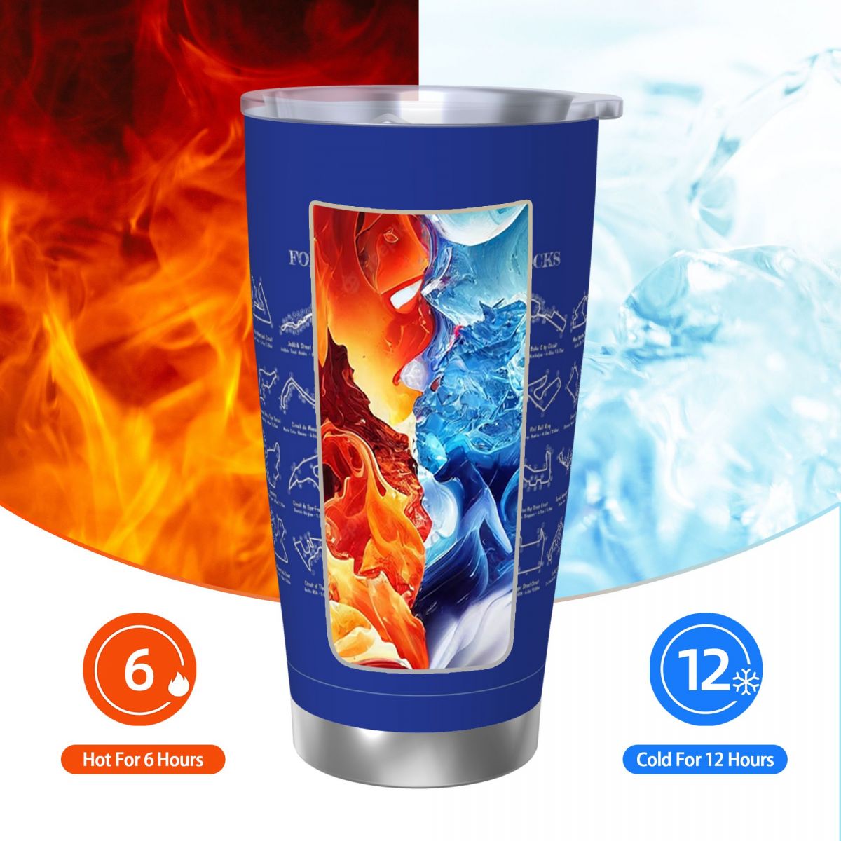 F1 Race Tracks (White Stencil- - Tumbler 20Oz White review and price
